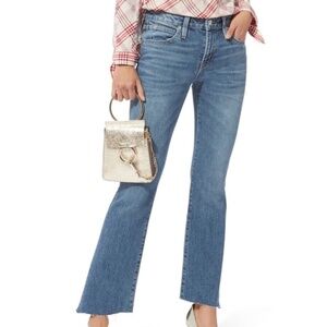 SLVRLAKE Scarlett Kick Flare Cropped Jeans Size 27 Gently Used